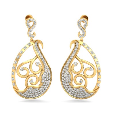 Arabic  Diamond Earring