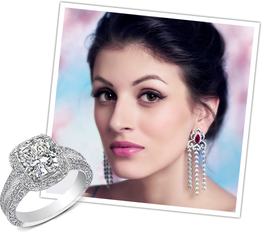 Diamond Jewellery earrings